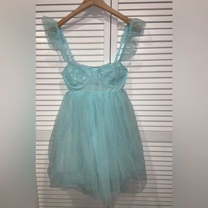 Forever 21 Mint Green Dress Medium